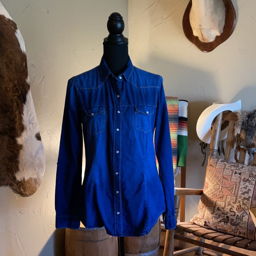 Dark Blue Button Down Size Medium